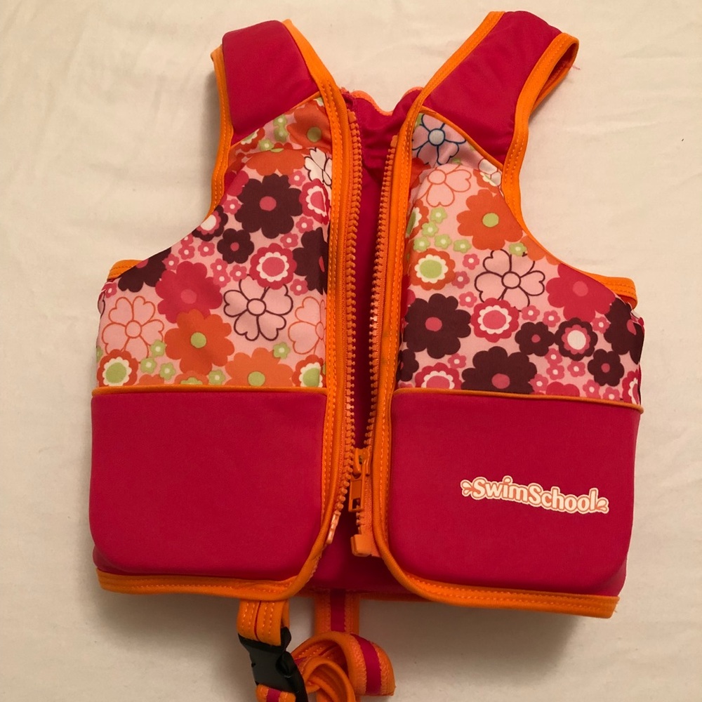 Swim School level 2 swim trainer vest - Pink